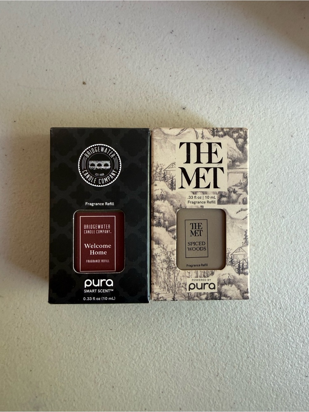 Pura fragrance refills — welcome home & spiced woods